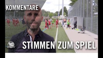 Die Stimmen zum Spiel | SG Rot-Weiss Frankfurt U19 – FSV Frankfurt U19 (A-Junioren Hessenliga)