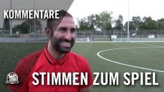 Die Stimmen zum Spiel | SG Rotweiss Frankfurt – FFV Sportfreunde 04 (Testspiel)