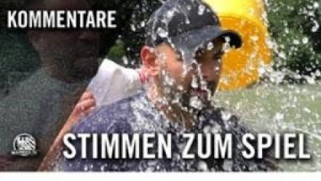 Die Stimmen zum Spiel | SG Sossenheim – Alemannia Nied II (34. Spieltag, Kreisliga B Maintaunus)