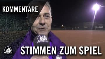 Die Stimmen zum Spiel (SG TSV Weiß/Fortuna Köln – BC Efferen) | RHEINKICK.TV