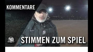 Die Stimmen zum Spiel | SG Westend – SG Rot-Weiss Frankfurt (Halbfinale, Kreispokal Frankfurt)