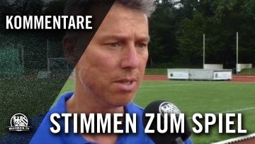 Die Stimmen zum Spiel (SKV Mörfelden – RW Walldorf, 2. Runde, Kreispokal Gross-Gerau 2016/2017)