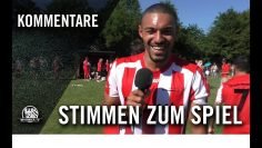 Die Stimmen zum Spiel | Sportfreunde Oberau – Eintracht Oberrodenbach (Relegation, Gruppenliga)