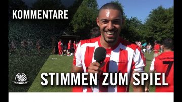 Die Stimmen zum Spiel | Sportfreunde Oberau – Eintracht Oberrodenbach (Relegation, Gruppenliga)