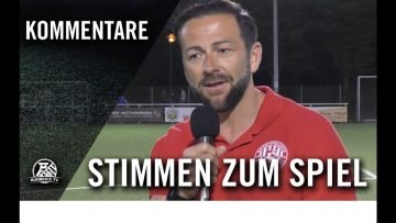 Die Stimmen zum Spiel | Sportfreunde Wanne-Eickel – SV Wanne 11 (Halbfinale, Kreispokal Herne)