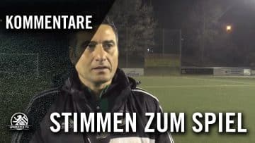Die Stimmen zum Spiel (SpVg Flittard – DJK Südwest, U19 A-Junioren, Kreissonderliga, Kreis Köln)