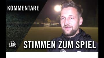 Die Stimmen zum Spiel | SpVg Frechen 20 – Kohlscheider BC (8. Spieltag, Landesliga, Staffel 2)