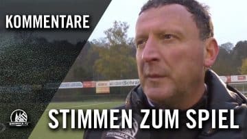 Die Stimmen zum Spiel (SpVg Frechen 1920 – SV Deutz 05, Landesliga, Staffel 1) | RHEINKICK.TV