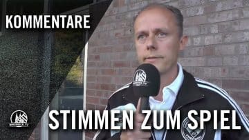 Die Stimmen zum Spiel (SpVg Frechen 20 II – FC Umut Frechen, Kreisliga B, Staffel 3, Rhein-Erft)