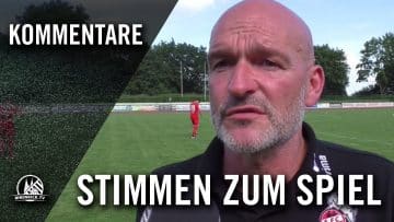 Die Stimmen zum Spiel (SpVG Frechen 20 – 1. FC Köln U21, Testspiel) | RHEINKICK.TV