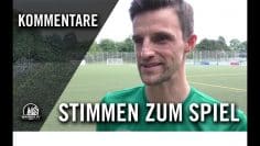 Die Stimmen zum Spiel | SpVg. Köln-Flittard – GW Brauweiler (Testspiel)