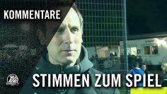 Die Stimmen zum Spiel (SpVg Schonnebeck – KFC Uerdingen 05, Oberliga Niederrhein) | RUHRKICK.TV