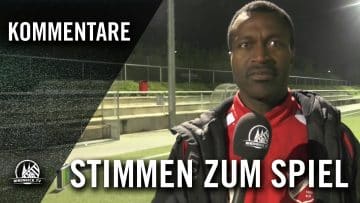 Die Stimmen zum Spiel (Spvg. Wesseling-Urfeld – RW Berrendorf, U19 A-Junioren, Viertelfinale)