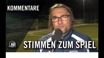 Die Stimmen zum Spiel | Spvg Wesseling-Urfeld – FC BW Friesdorf (8. Spieltag, Mittelrheinliga)