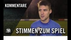 Die Stimmen zum Spiel | Spvgg. 03 Fechenheim – SV Griesheim Tarik (25. Spieltag, Kreisoberliga)