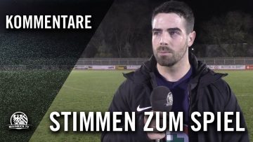 Die Stimmen zum Spiel | SpVgg. 03 Neu-Isenburg – SC Hessen Dreieich (Testspiel)