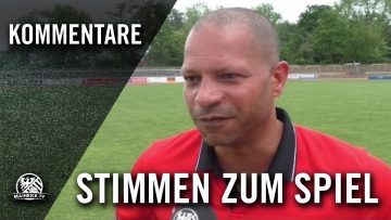Die Stimmen zum Spiel (Spvgg. 03 Neu-Isenburg – SKV Rot-Weiss Darmstadt, Verbandsliga Süd)