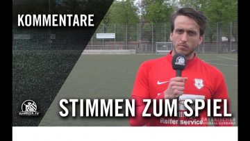 Die Stimmen zum Spiel | SpVgg 1906 Haidhausen – SV Hohenlinden (24. Spieltag, Kreisliga 3)