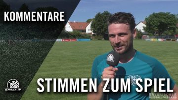 Die Stimmen zum Spiel | SpVgg Erdweg – SC Inhauser Moos (30. Spieltag, Kreisliga 1)