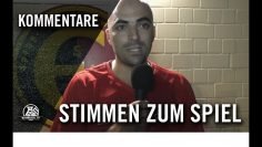 Die Stimmen zum Spiel | SpVgg Erkenschwick – TSV Marl-Hüls (4. Runde, Kreispokal)