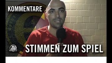 Die Stimmen zum Spiel | SpVgg Erkenschwick – TSV Marl-Hüls (4. Runde, Kreispokal)