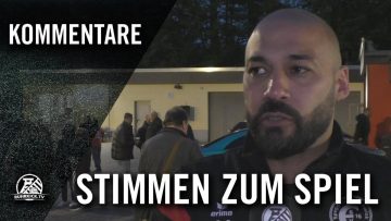 Die Stimmen zum Spiel | Spvgg. Erkenschwick – TuS 05 Sinsen (31. Spieltag, Westfalenliga Staffel 2)