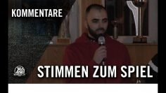 Die Stimmen zum Spiel | Spvgg Erkenschwick – DJK TuS Hordel (16. Spieltag, Westfalenliga 2)
