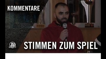 Die Stimmen zum Spiel | Spvgg Erkenschwick – DJK TuS Hordel (16. Spieltag, Westfalenliga 2)
