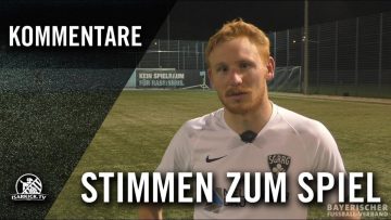 Die Stimmen zum Spiel | SpVgg Haidhausen – SV Reichertsheim (12. Spieltag, Bezirksliga Ost)