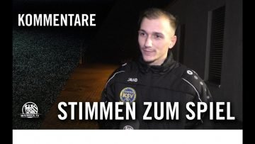 Die Stimmen zum Spiel | Spvgg. Langenselbold – VfR Kesselstadt (21. Spieltag, Kreisoberliga Hanau)