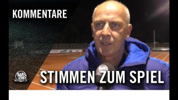 Die Stimmen zum Spiel | Spvgg. Neu-Isenburg – SG Rot-Weiss Frankfurt (15. Spieltag, Hessenliga)