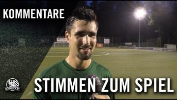 Die Stimmen zum Spiel | Spvgg. Oberrad 05 – Türk Gücü Friedberg (Testspiel)