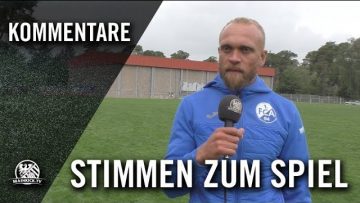 Die Stimmen zum Spiel | SpVgg Seeheim-Jugenheim – 1. FCA 04 Darmstadt (6. Spieltag)