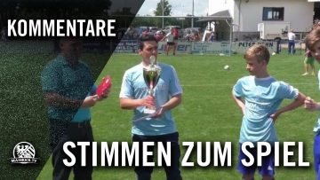 Die Stimmen zum Spiel (Spvgg. Seligenstadt – Sportfreunde Seligenstadt, U15 C-Junioren, Kreisliga A)