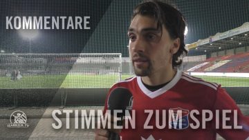 Die Stimmen zum Spiel | SpVgg Unterhaching – FC Würzburger Kickers (Halbfinale,Pokal)