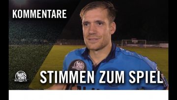 Die Stimmen zum Spiel | Spvvg. Neu-Isenburg – SC Hessen Dreieich  (Hessenliga)