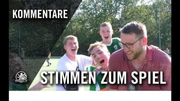 Die Stimmen zum Spiel | SSC Teutonia U19 – SV Blau-Gelb Berlin U19 (26. Spieltag, Landesliga)