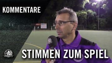 Die Stimmen zum Spiel (SSC Teutonia – BSV Eintracht Mahlsdorf, U17 B-Junioren, Landesliga, St. 2)