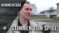 Die Stimmen zum Spiel (SSG Humboldt – SV Nord Wedding, Kreisliga B, Staffel 5) | SPREEKICK.TV