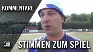 Die Stimmen zum Spiel (SSV Berzdorf – Borussia Kaster/Königshoven, Kreisliga A, Staffel 1)