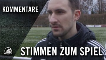 Die Stimmen zum Spiel (SSV Bornheim – SV SW Stotzheim, Testspiel) | RHEINKICK.TV