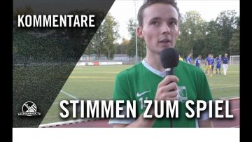 Die Stimmen zum Spiel | SSV Markranstädt – BSG Chemie Leipzig (Testspiel)