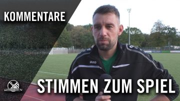 Die Stimmen zum Spiel | SSV Markranstädt – FSV Krostitz (10. Spieltag, Landesklasse Nord)