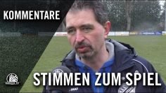Die Stimmen zum Spiel (SSV Rantzau – Vorwärts-Wacker Billstedt, U19 A-Junioren, Landesliga)