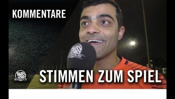 Die Stimmen zum Spiel | SV 09 Flörsheim – FC Schwalbach (Viertelfinale, Kreispokal)
