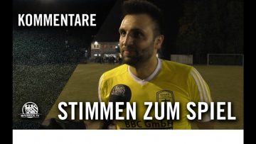 Die Stimmen zum Spiel | SV 1921 Erbenheim – FSV Hellas Schierstein (2. Runde, Kreispokal Wiesbaden)