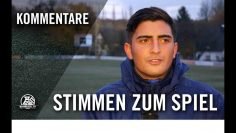Die Stimmen zum Spiel | SV Adler Osterfeld – Blau-Weiss Oberhausen (Bezirksliga, Gruppe 6)