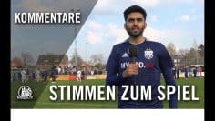 Die Stimmen zum Spiel | SV Altengamme – TuS Dassendorf (Viertelfinale, Pokal der 1. Herren)