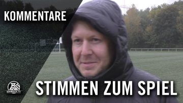 Die Stimmen zum Spiel | SV Armina Marten – SV Westfalia Huckarde (11. Spieltag, Kreisliga)