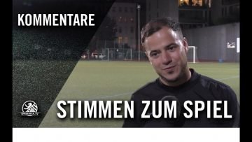 Die Stimmen zum Spiel | SV B.W. Berolina Mitte – SV Buchholz (Testspiel)